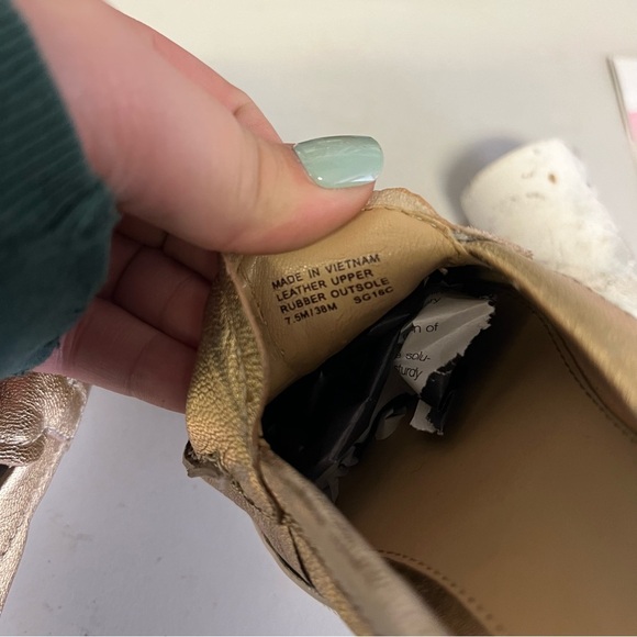 Michael Kors Gold Tassel Loafers - Picture 7 of 7